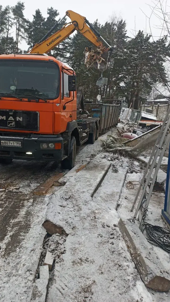 Вывоз строительного мусора после сноса ресторана